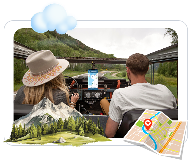 Follow the route — self-guided audio driving tour step for NSW & Australia road trips